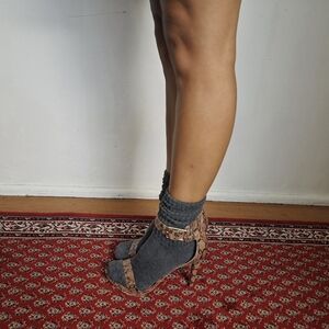 Calvin Klein Snakeprint Heels